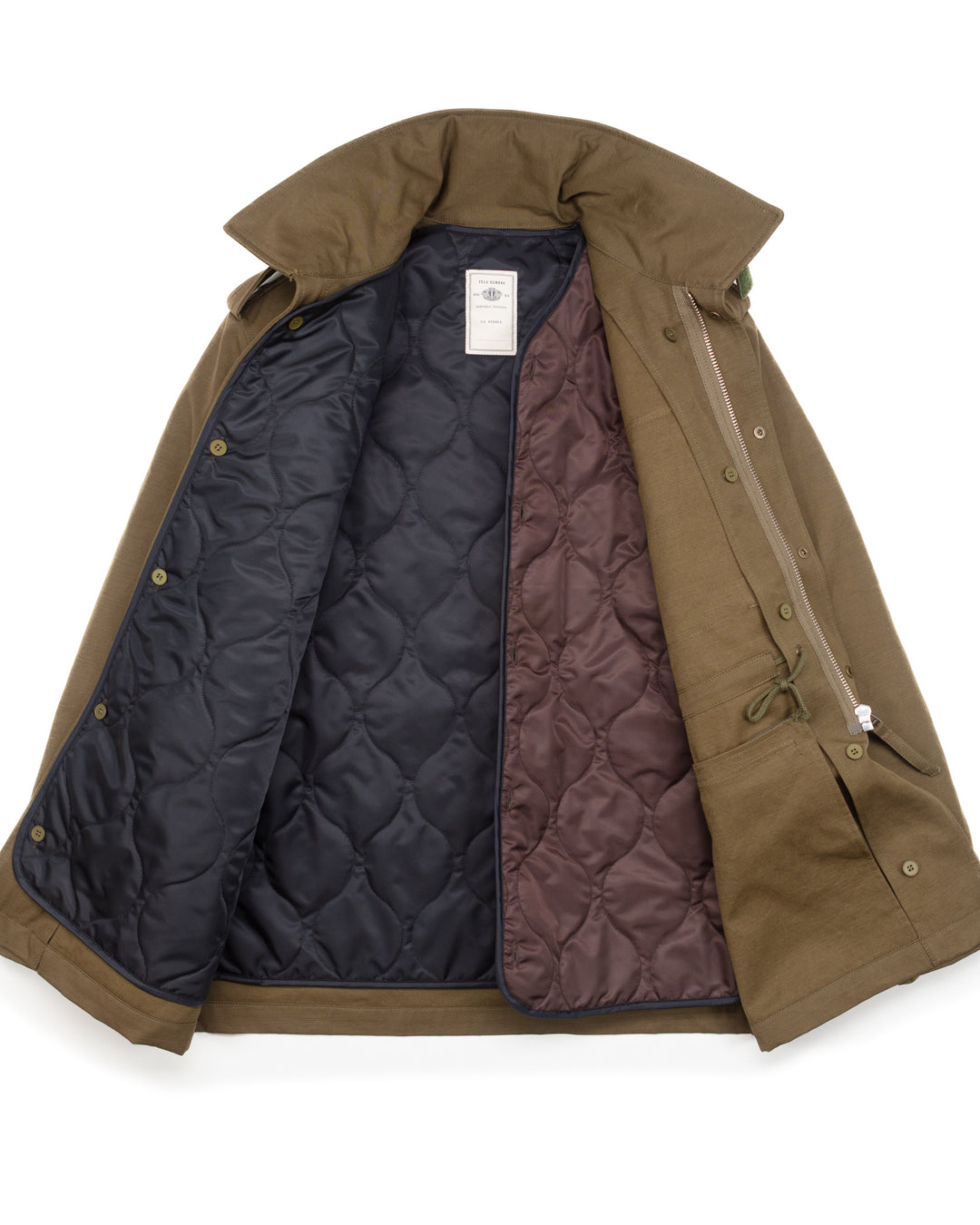 Field Jacket in Olive Canvas