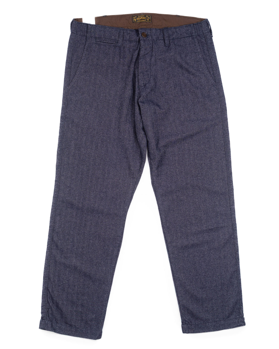 Officer Chinos in Indigo HBT