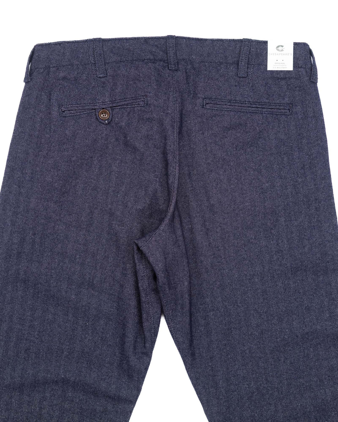 Officer Chinos in Indigo HBT