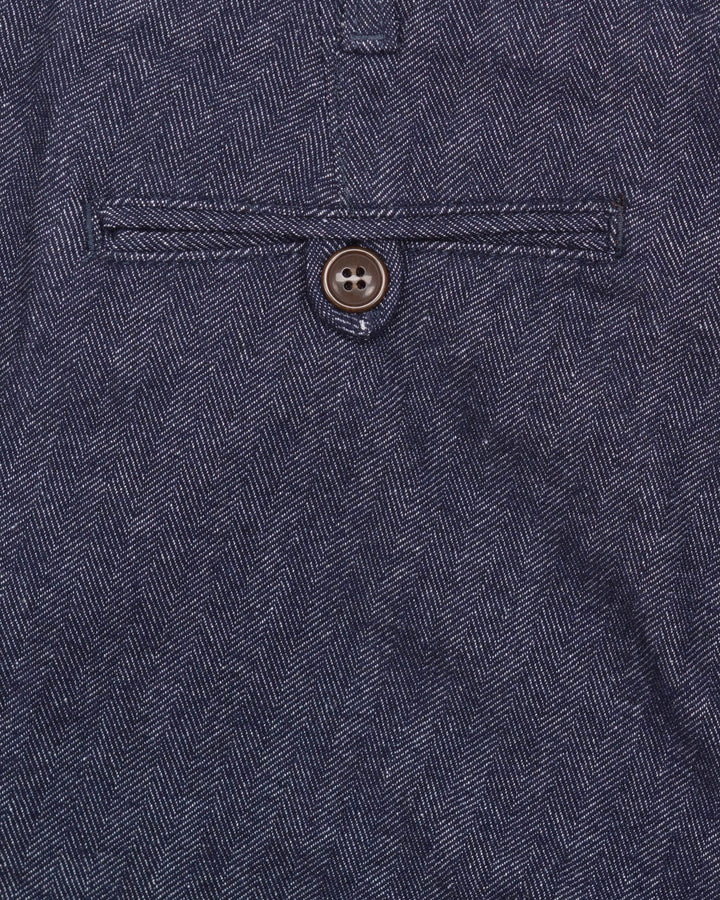 Officer Chinos in Indigo HBT