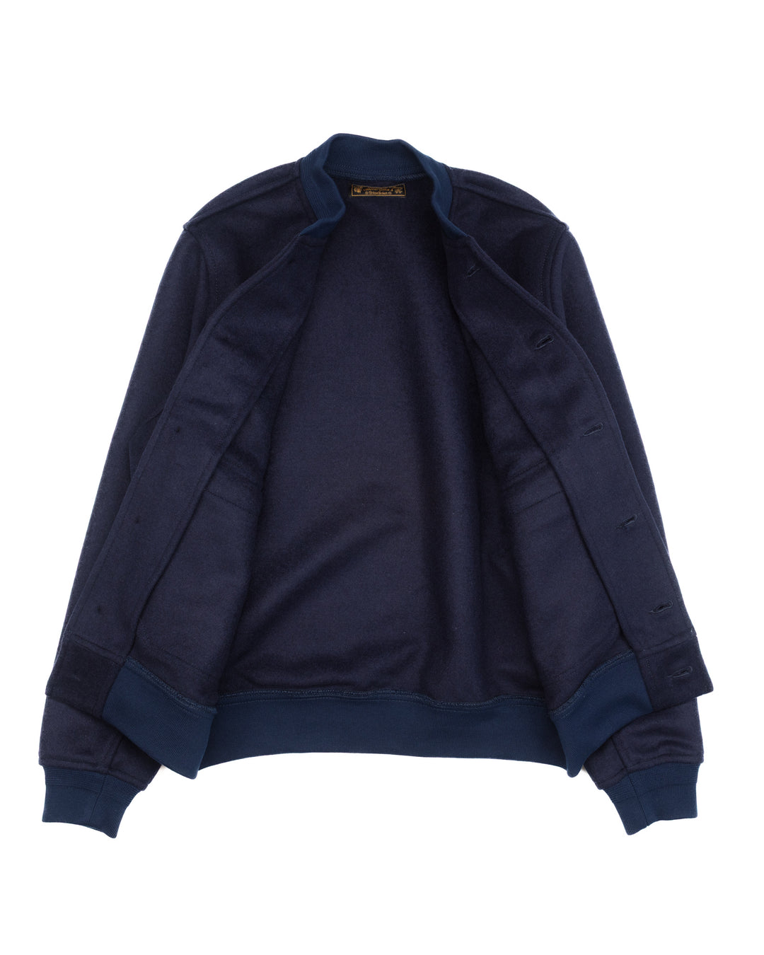 The A1 Bomber Jacket in Navy Wool