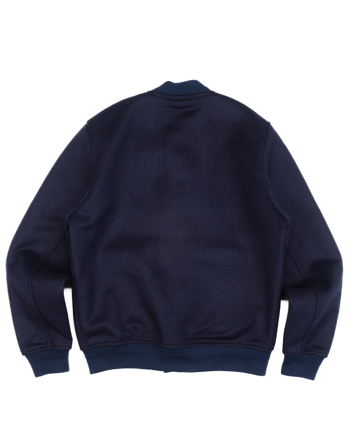 The A1 Bomber Jacket in Navy Wool