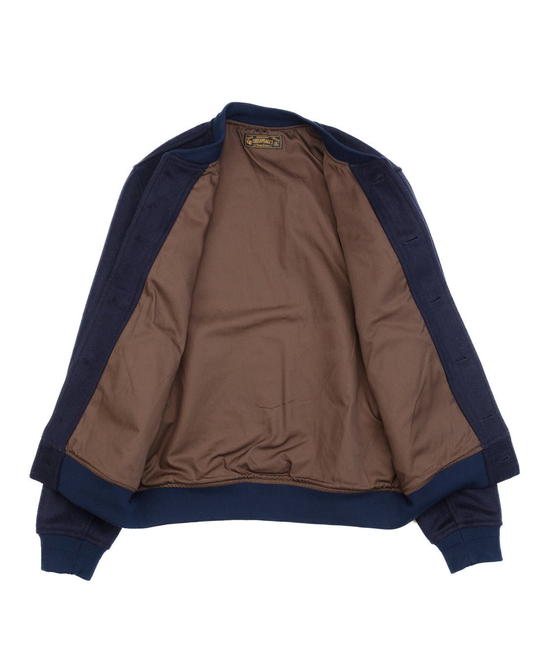 The Notre Dame Stadium Jacket in Navy Wool