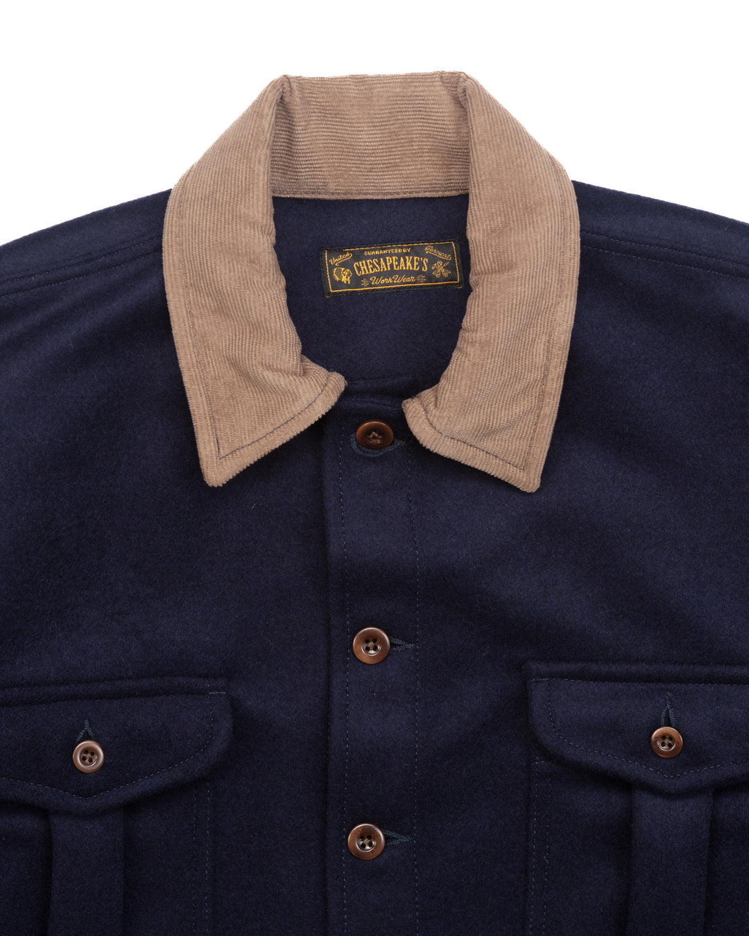 The Hemingway Jacket in Navy Wool