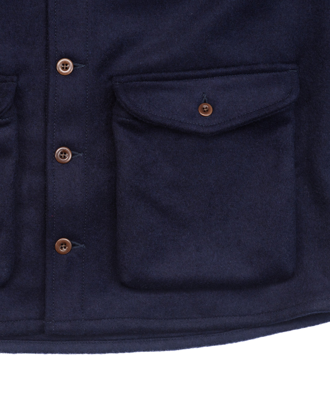The Hemingway Jacket in Navy Wool