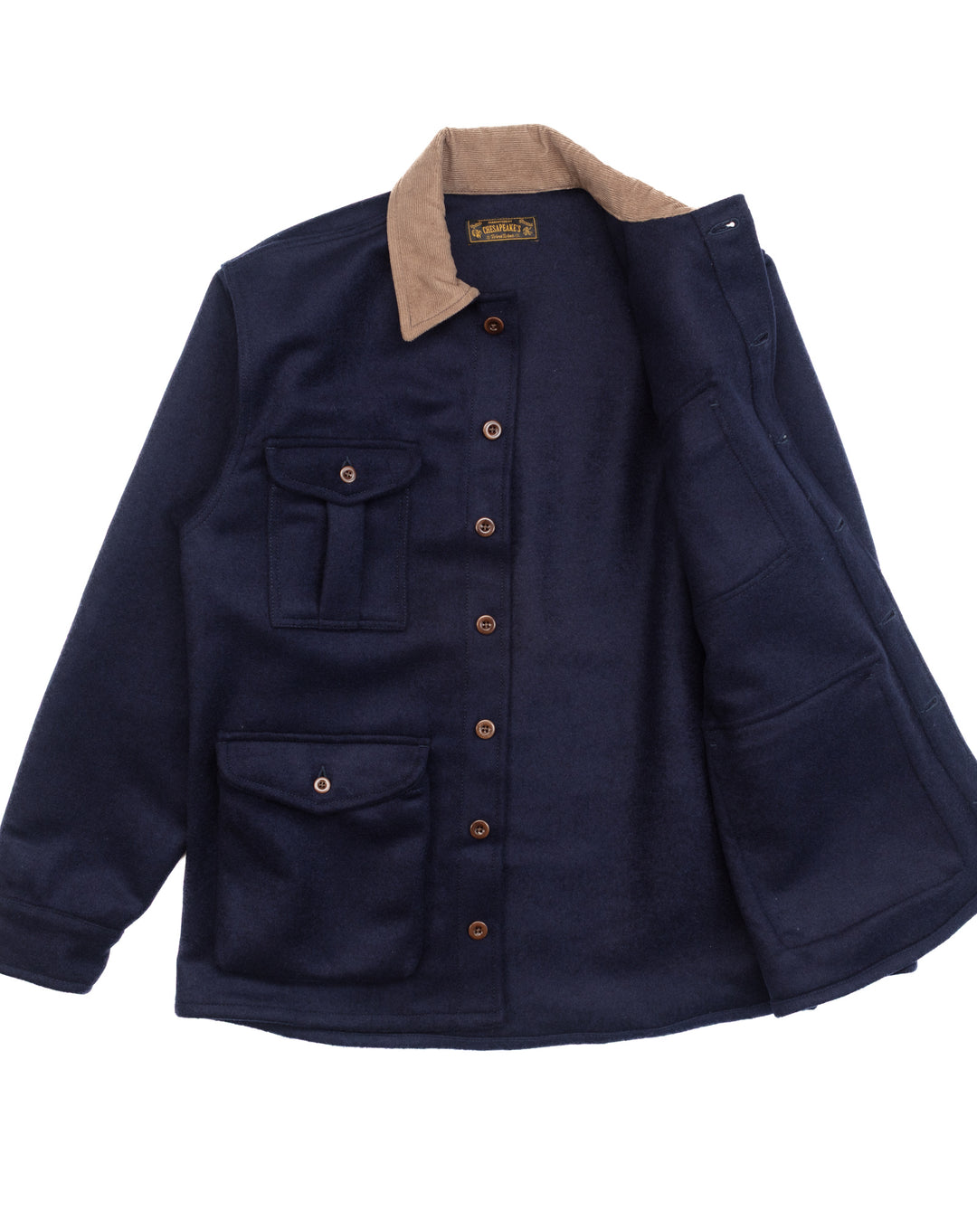 The Hemingway Jacket in Navy Wool