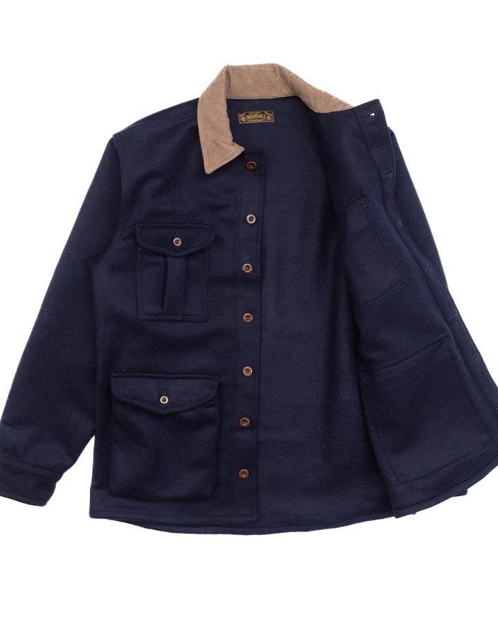 The Hemingway Jacket in Navy Wool