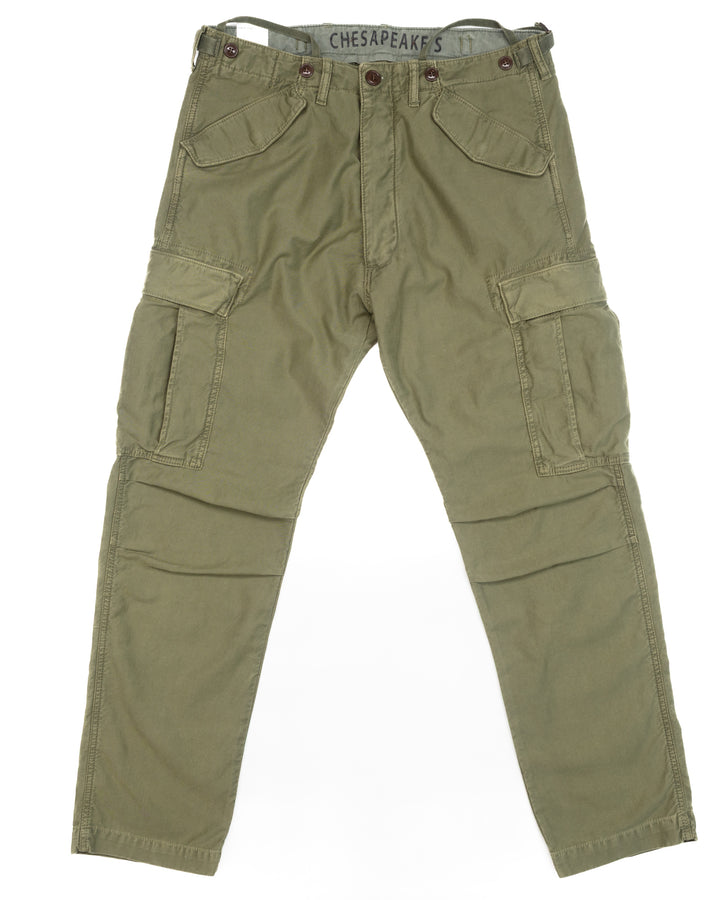 M51 Cargo Pants in Military Green Sateen