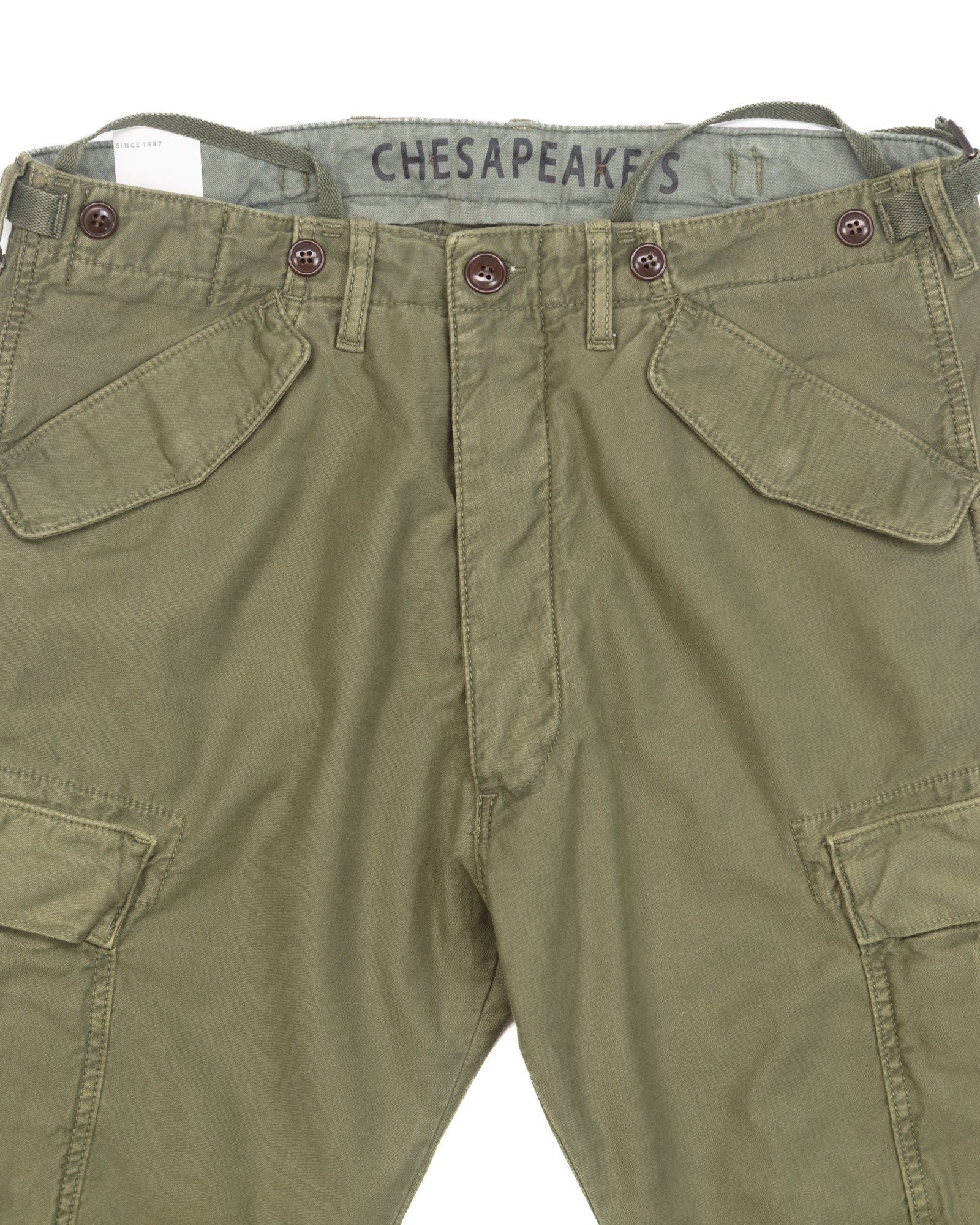 M51 Cargo Pants in Military Green Sateen – The Revive Club