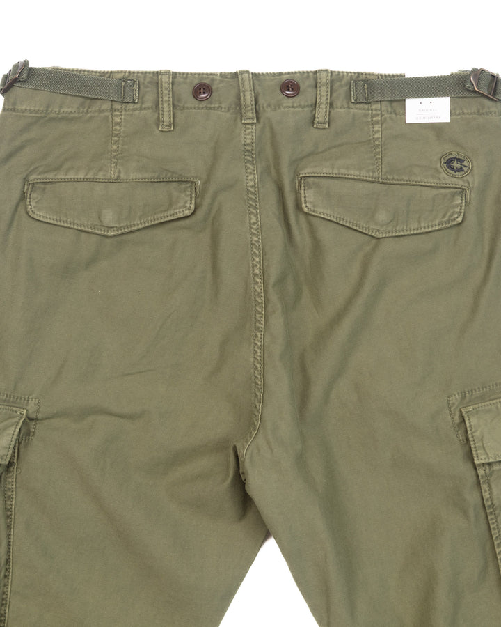 M51 Cargo Pants in Military Green Sateen