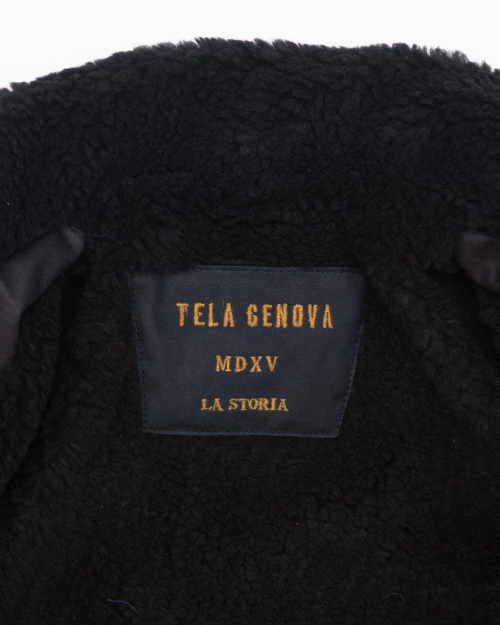 The Diamante Black Waxed Deck Jacket