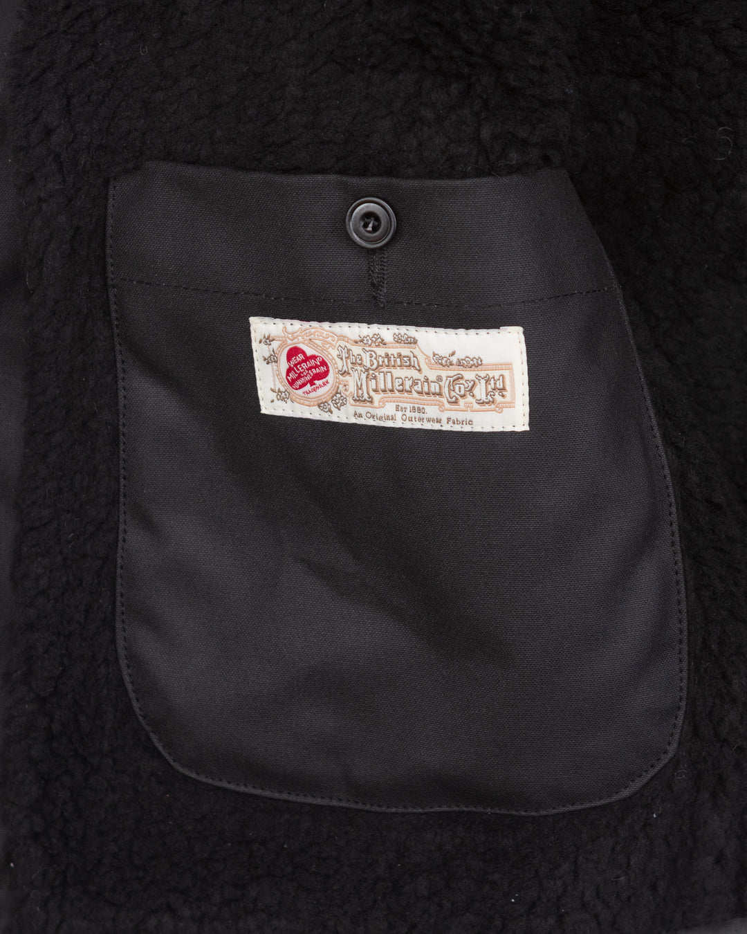 The Diamante Black Waxed Deck Jacket