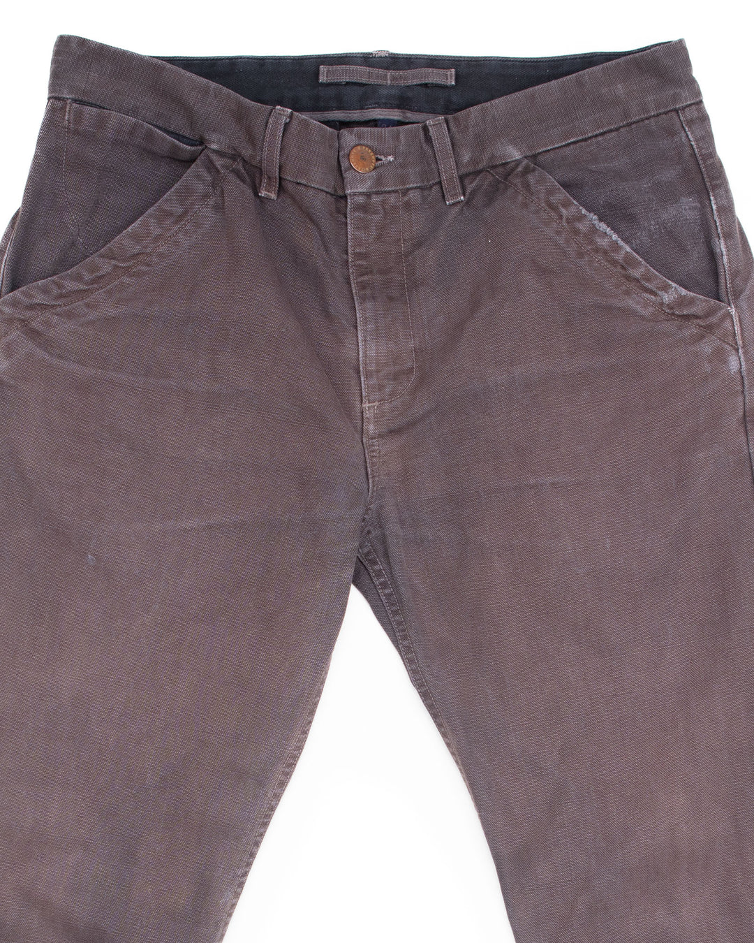 Worker's Chinos in Slub Bark #1542