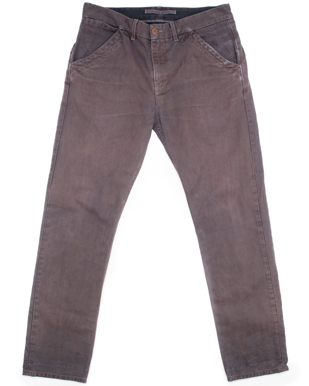 Worker's Chinos in Slub Bark #1542