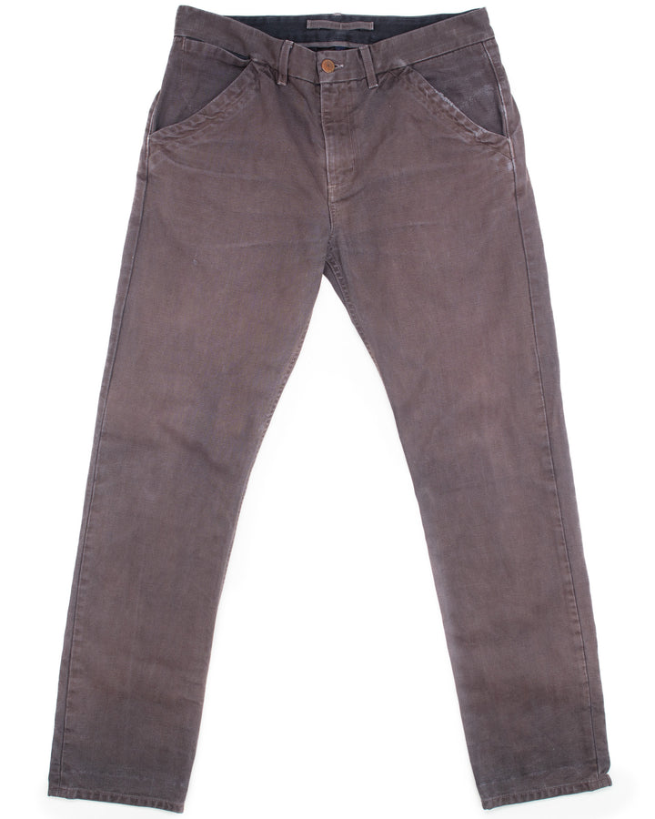 Worker's Chinos in Slub Bark #1542