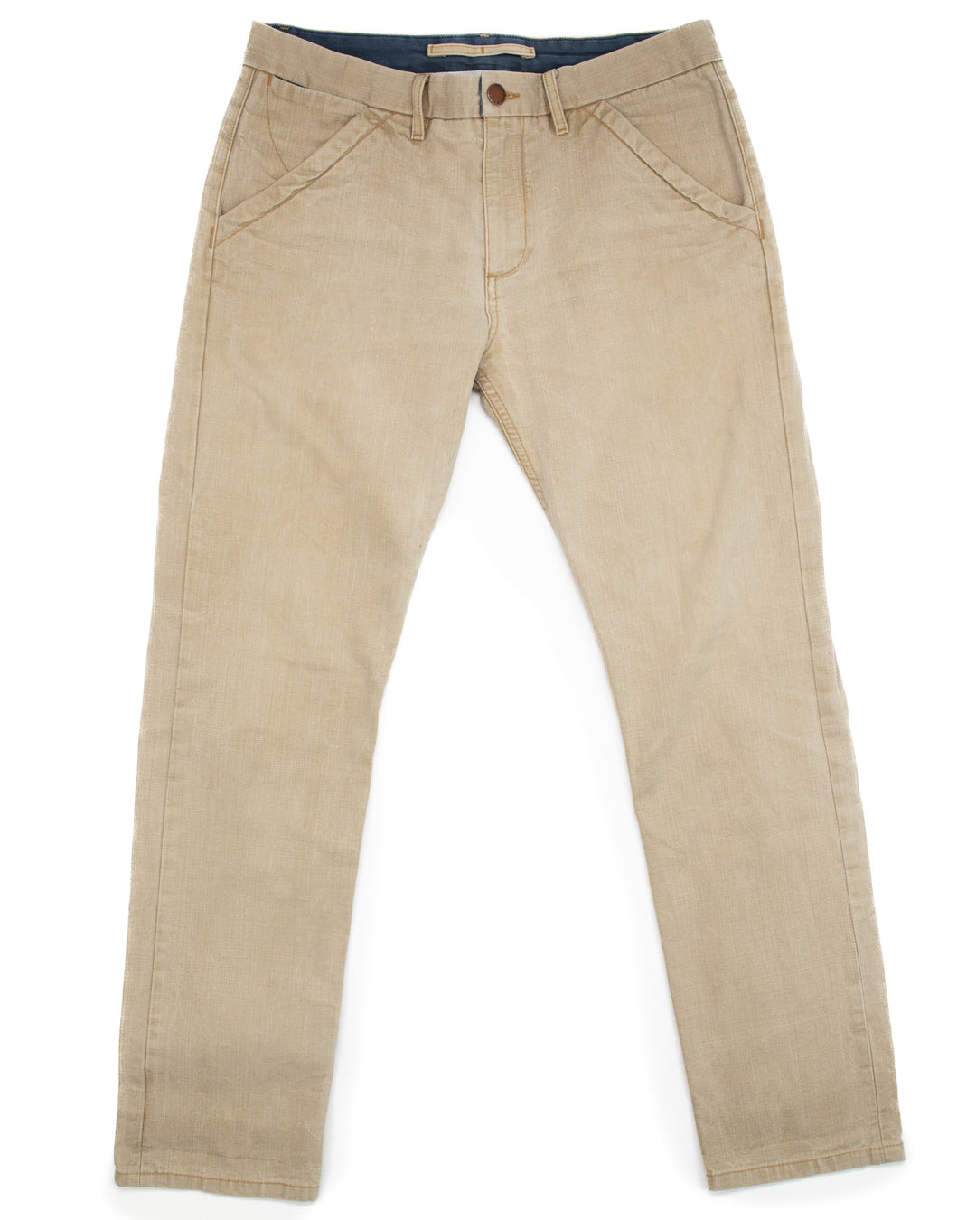 Worker's Chinos in Slub Tan #1544
