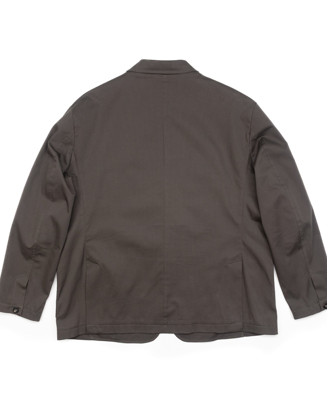 Relaxed Two-Button Blazer in Olive Grey #1556