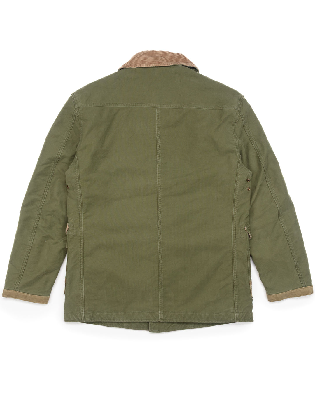 The Bedford Fireman Jacket in Military Green Jungle Cloth