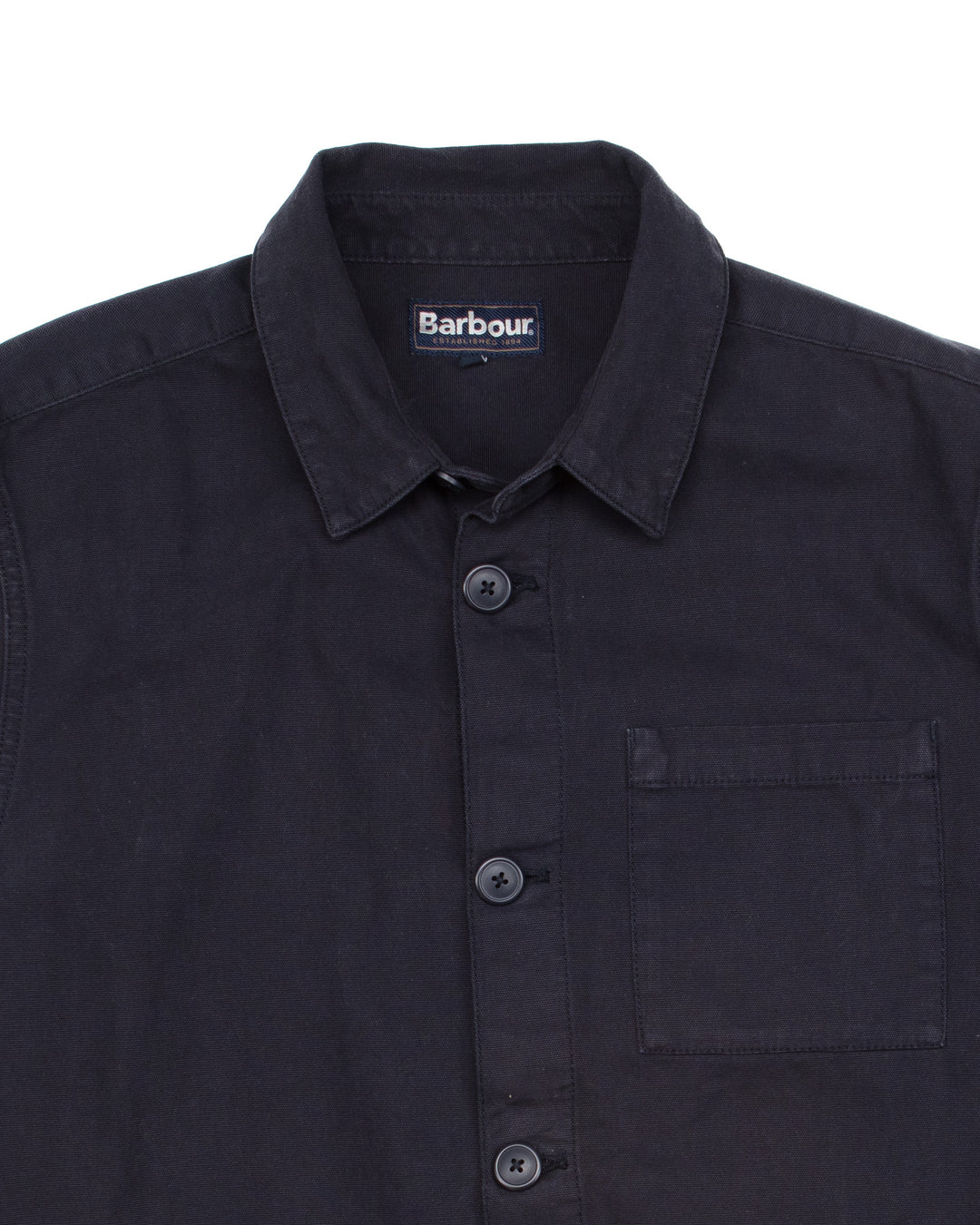 Canvas Overshirt in Dark Navy #1717