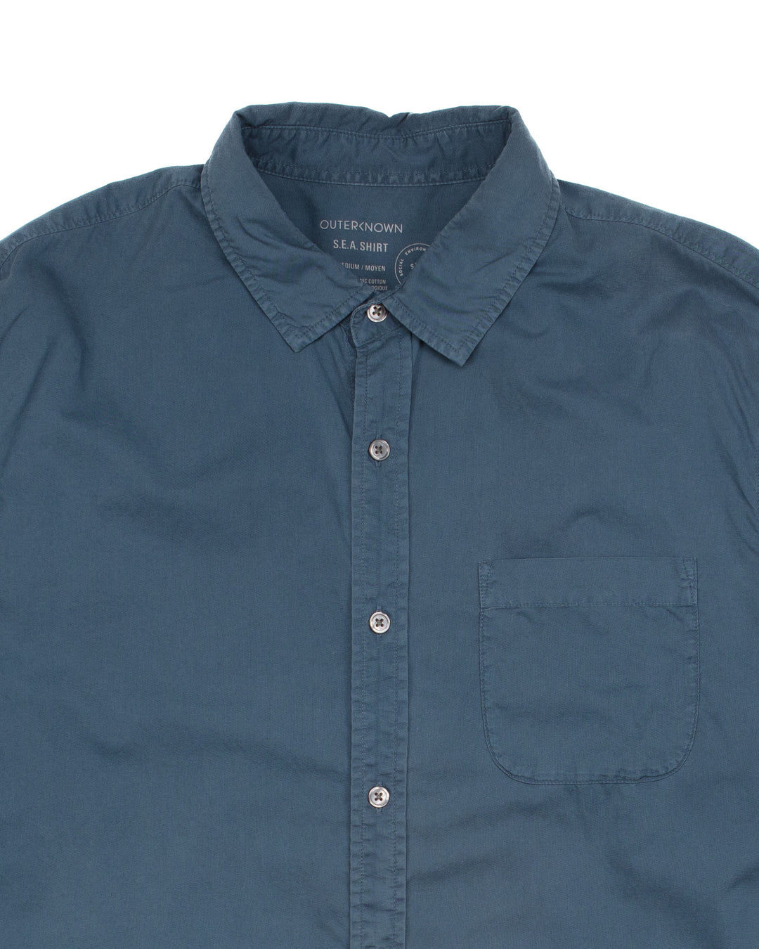 S.E.A. Shirt in Organic Cotton Blue #1535
