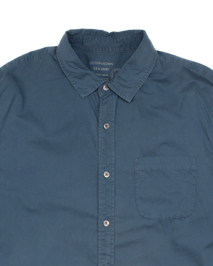S.E.A. Shirt in Organic Cotton Blue #1535