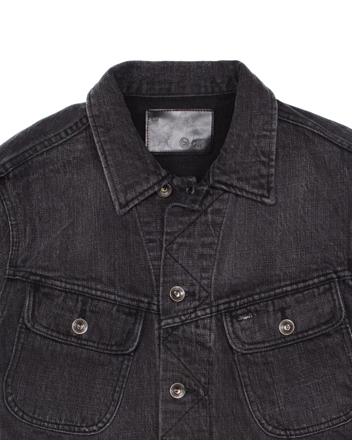 Long Haul Jacket in Black Selvedge Denim #1705