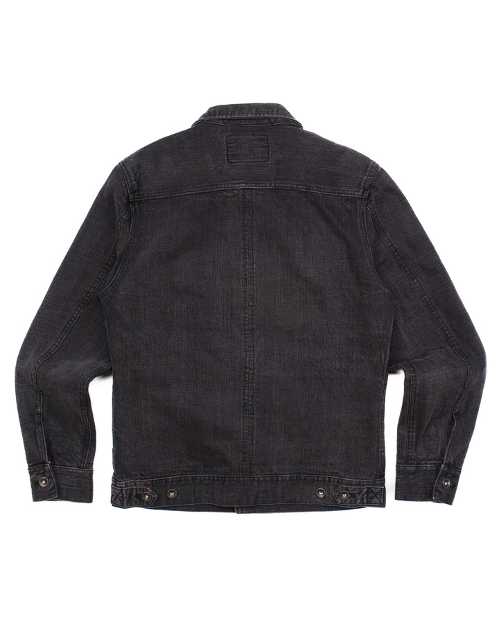 Long Haul Jacket in Black Selvedge Denim #1705
