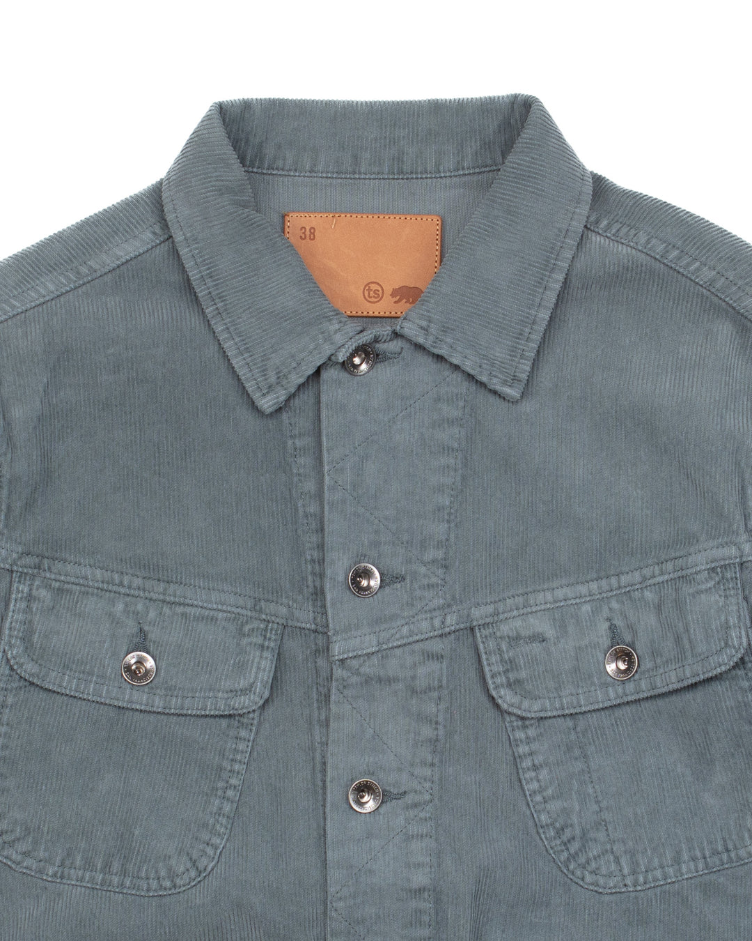 Long Haul Jacket in Sea Green Corduroy #1708