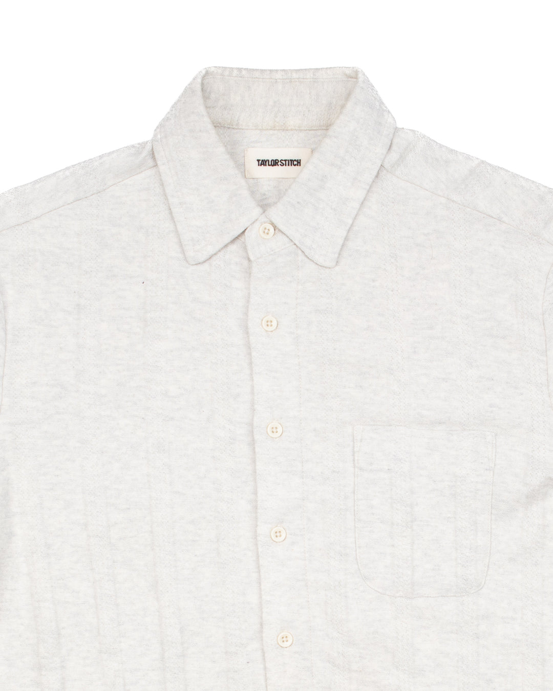 Short Sleeve California in Heather Ash Stripe #1726