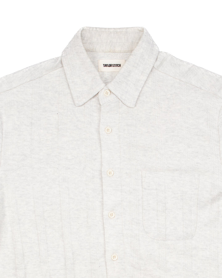 Short Sleeve California in Heather Ash Stripe #1726