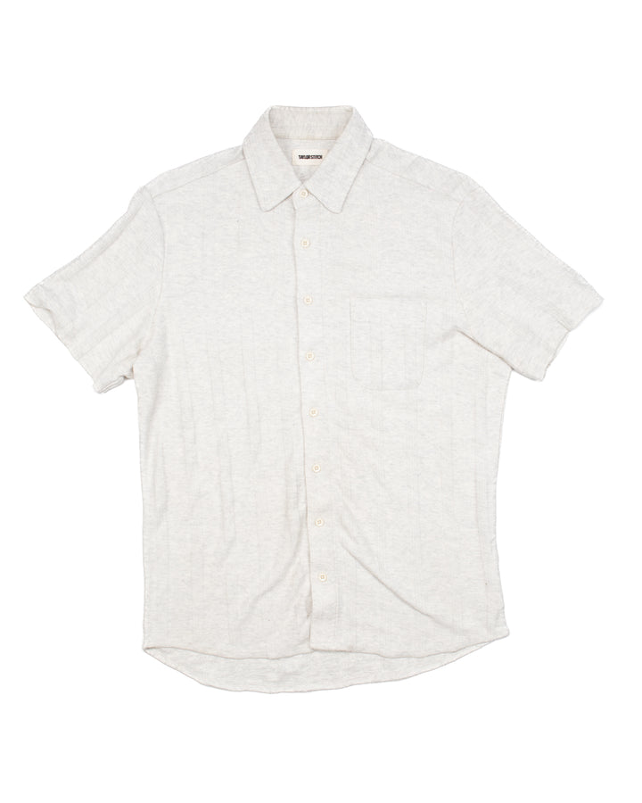 Short Sleeve California in Heather Ash Stripe #1726