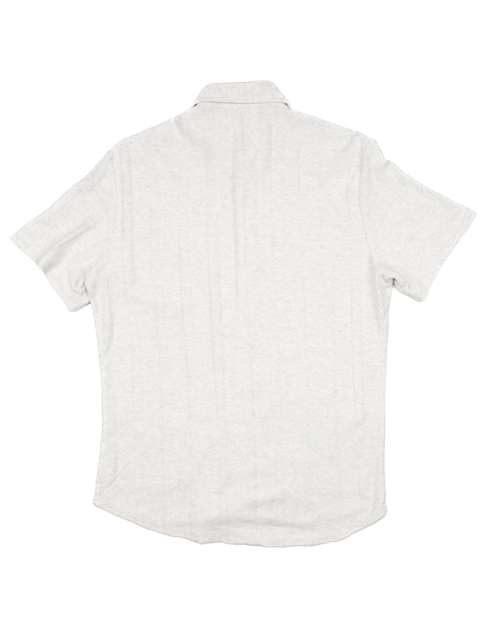 Short Sleeve California in Heather Ash Stripe #1726