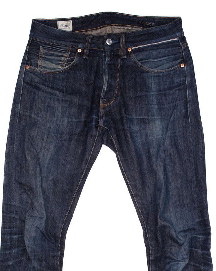 B-01 13oz Brown Cotton Selvedge #1719