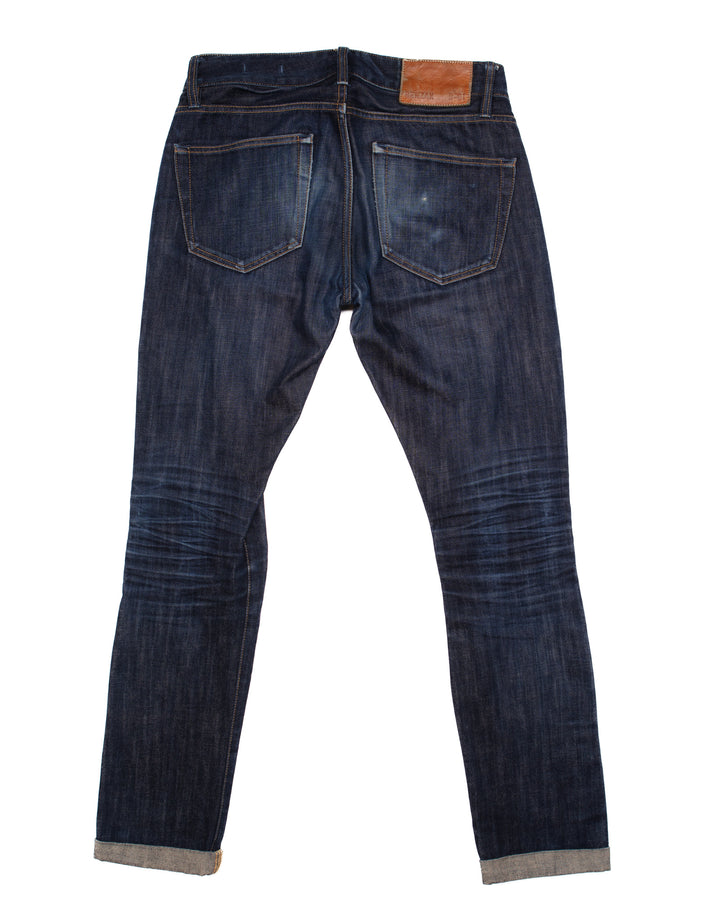 B-01 13oz Brown Cotton Selvedge #1719