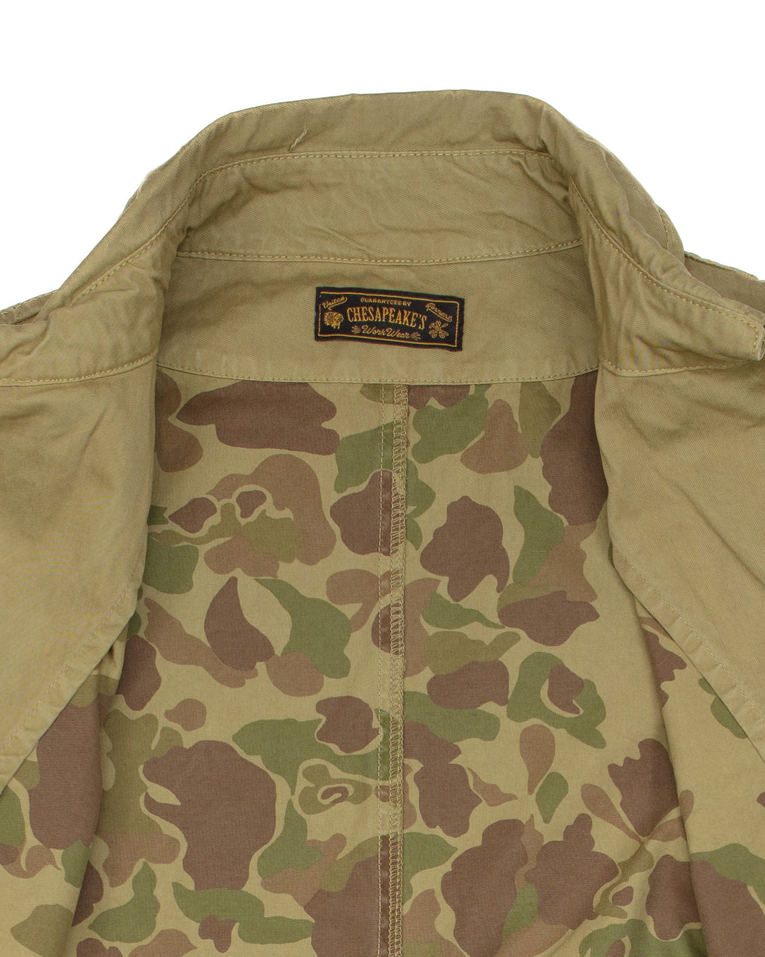 Trench Coat in Khaki Gabardine