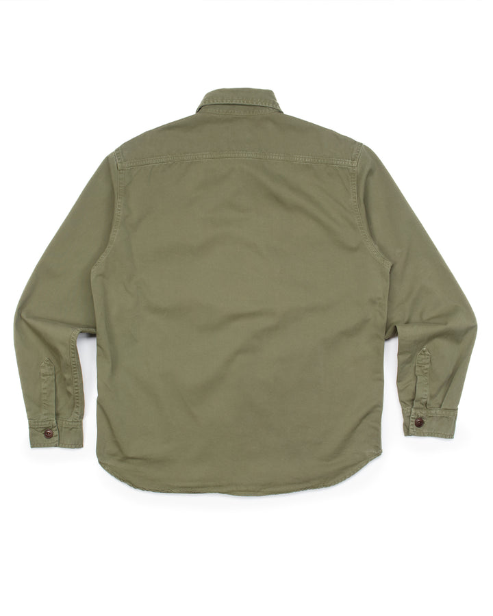 Alaska Guide Shirt in Military Green Gabardine