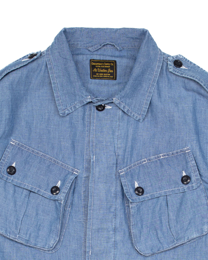 Jungle Jacket 1st Pattern in Chambray