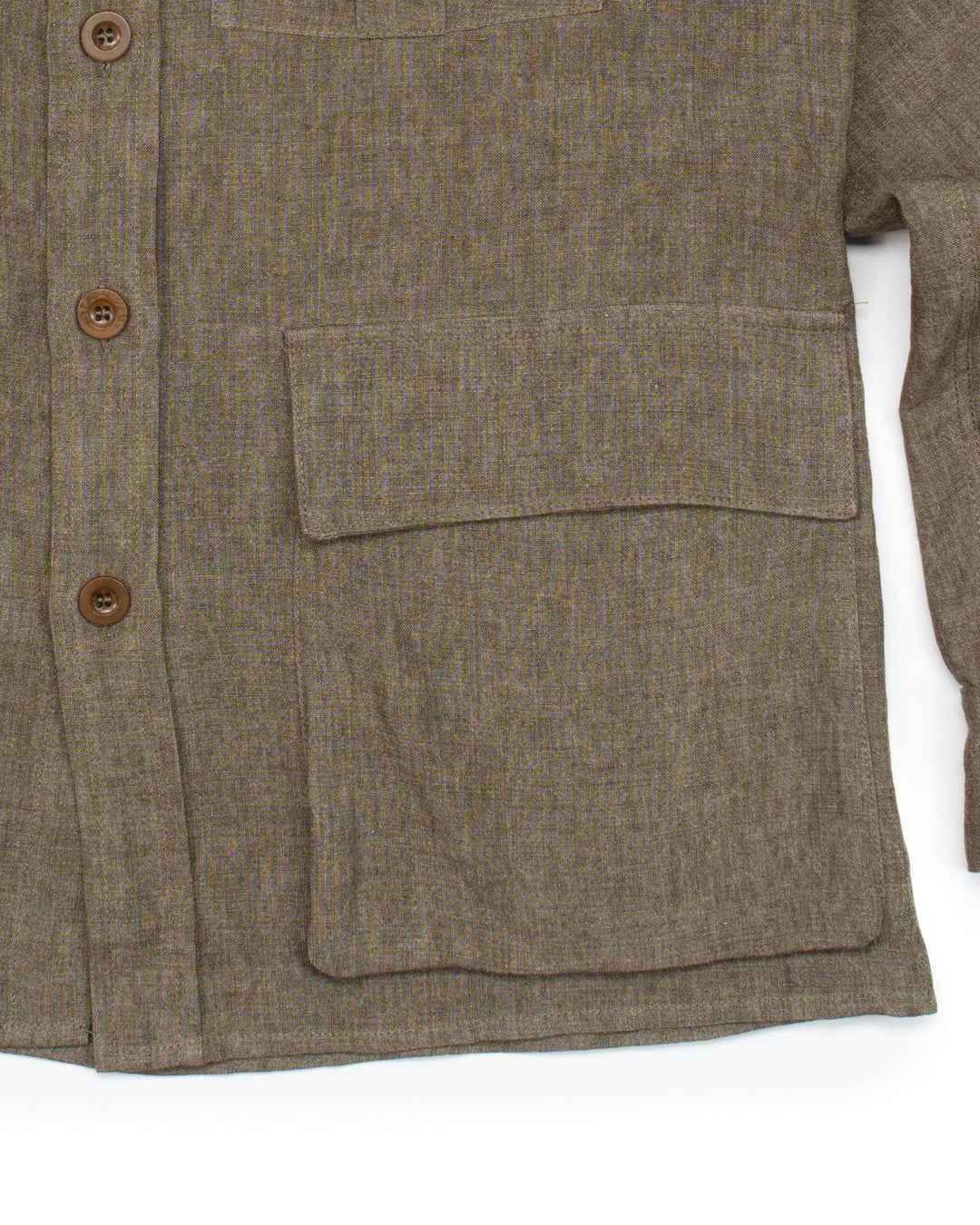 Ellis Jacket in Olive Linen