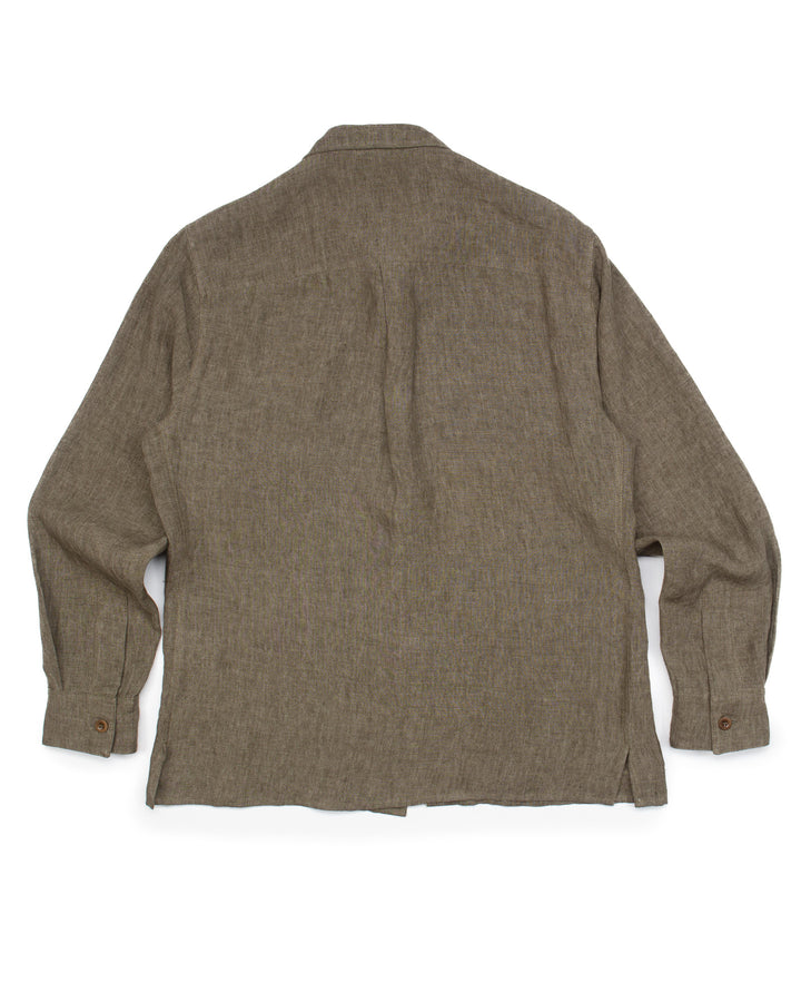 Ellis Jacket in Olive Linen