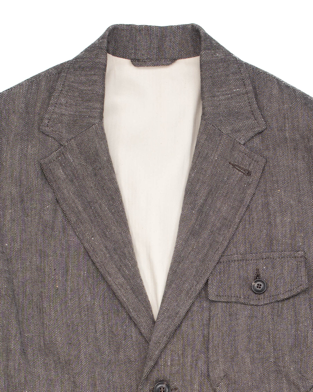 Chester Jacket in Washed Herringbone