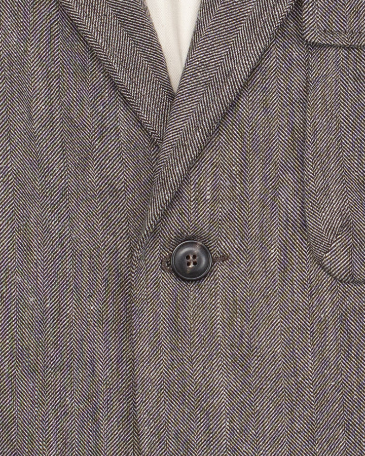 Chester Jacket in Washed Herringbone