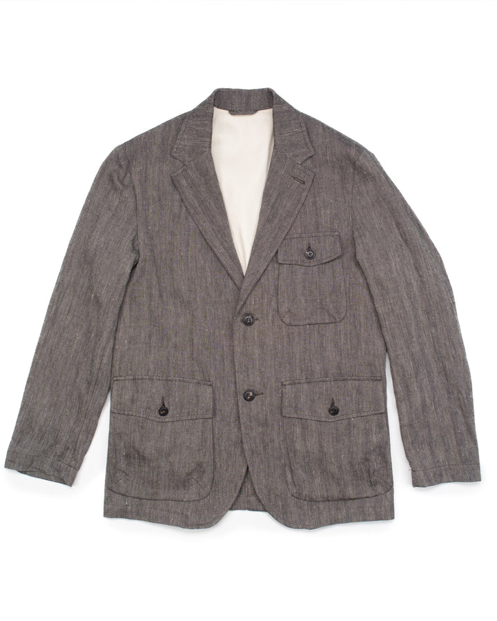 Chester Jacket in Washed Herringbone