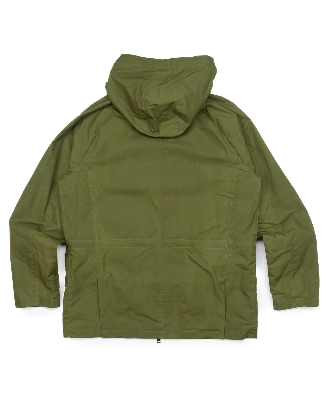 New Bob Short Parka in Forest Dry Wax