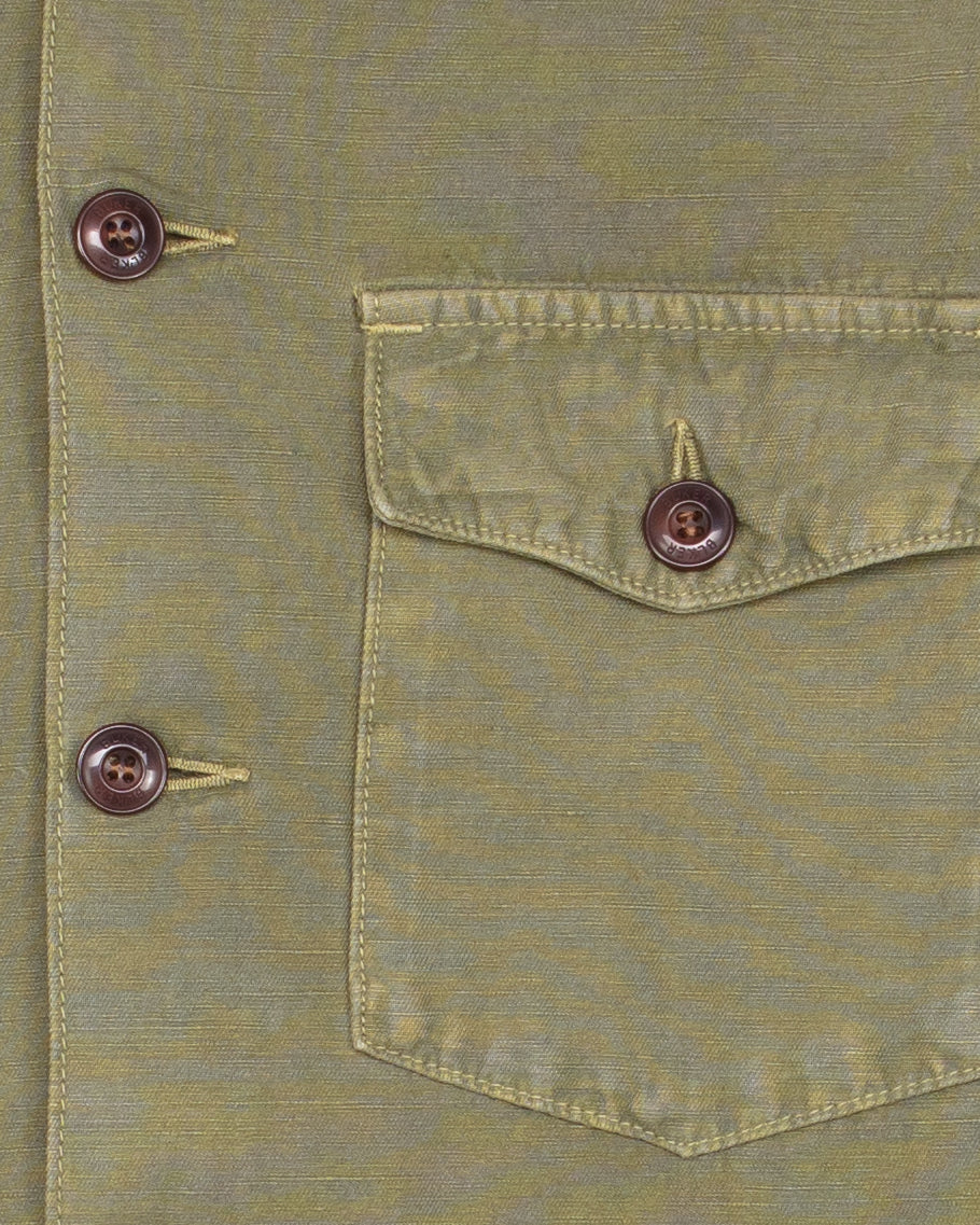 The Acadia Shirt in Military Green