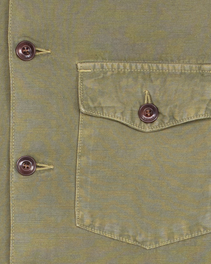 The Acadia Shirt in Military Green