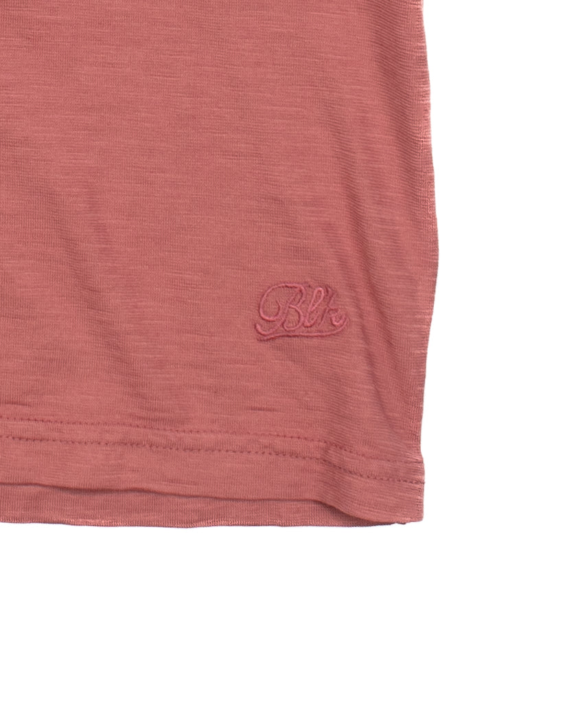 Slub Tee in Faded Red