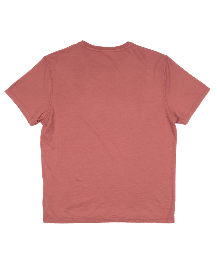 Slub Tee in Faded Red