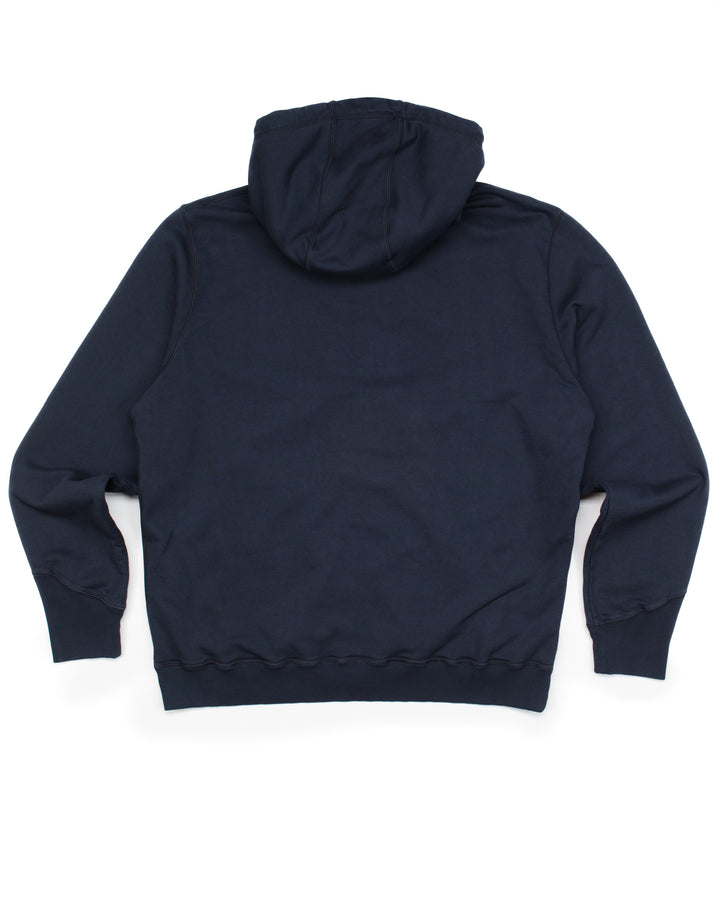 Hooded Full Zip Sweatshirt F203 in Navy