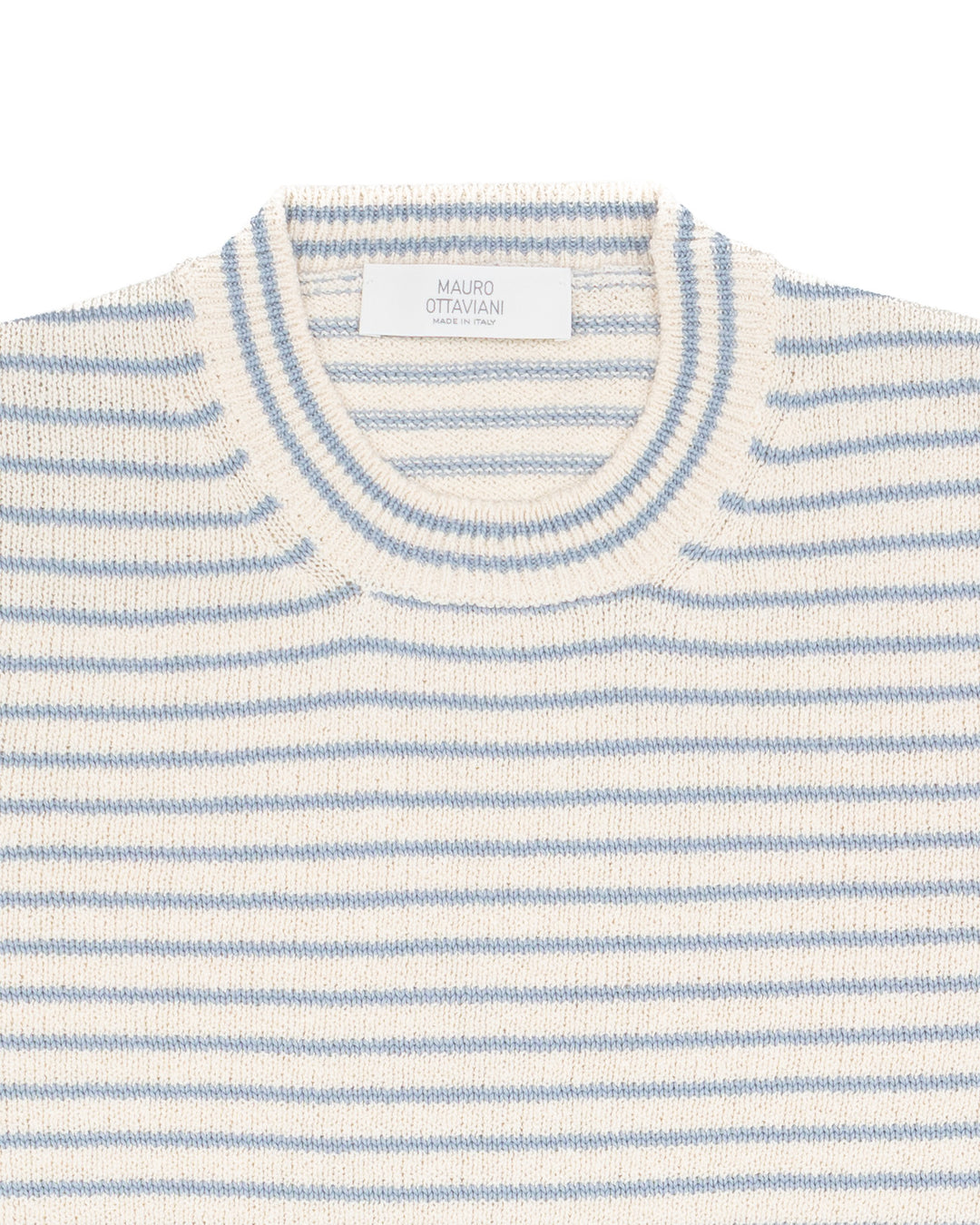 The Nantes Crewneck in Sky Stripe