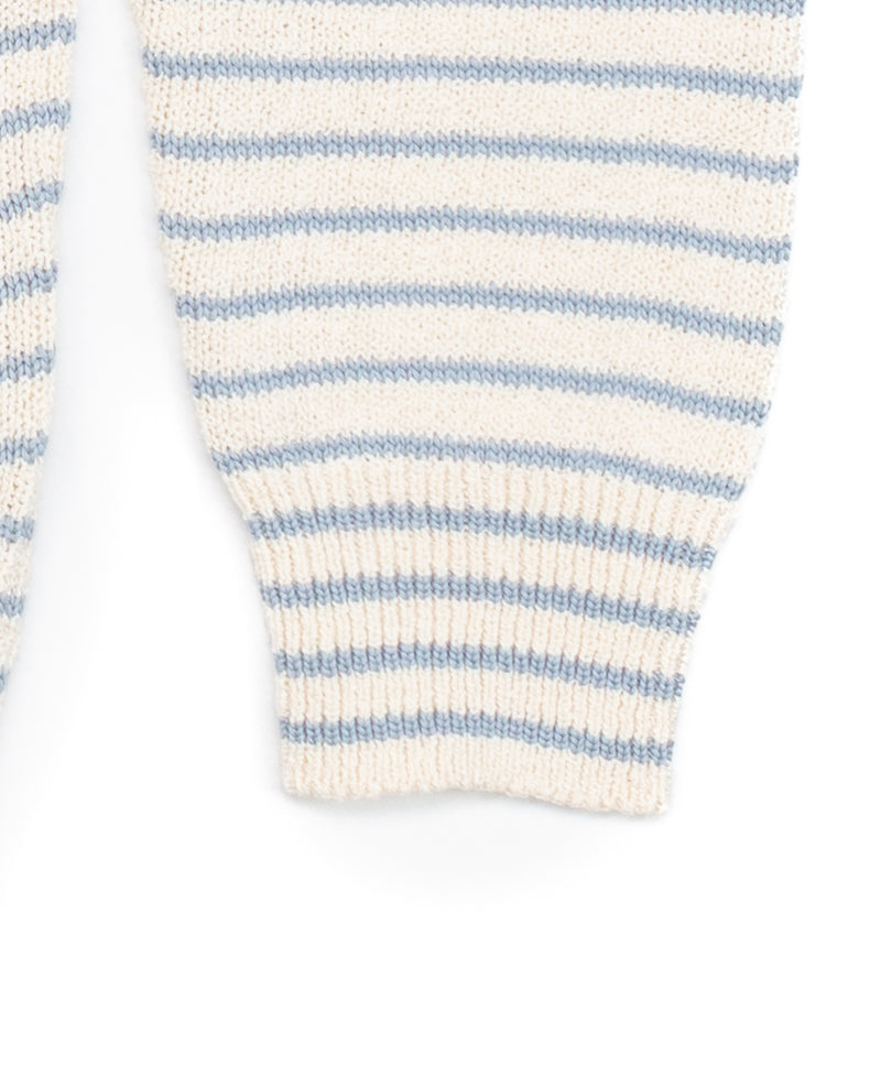 The Nantes Crewneck in Sky Stripe